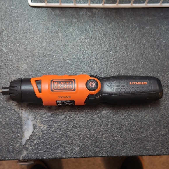 Black & Decker Other - Black & Decker Orange and Black Lithium Screwdriver
